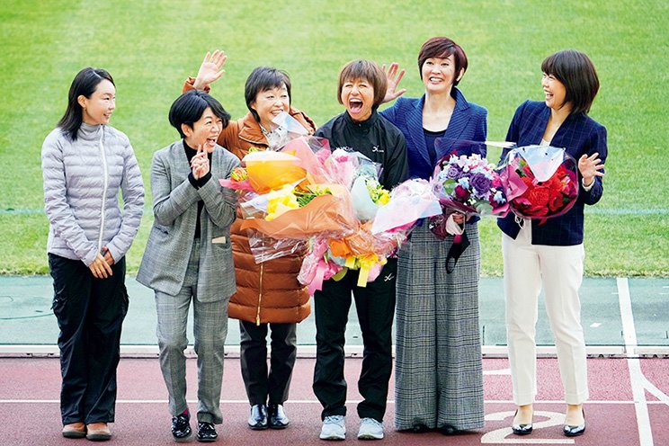 引退レースには野口、有森、高橋ら錚々たる面々が駆けつけた　©KYODO