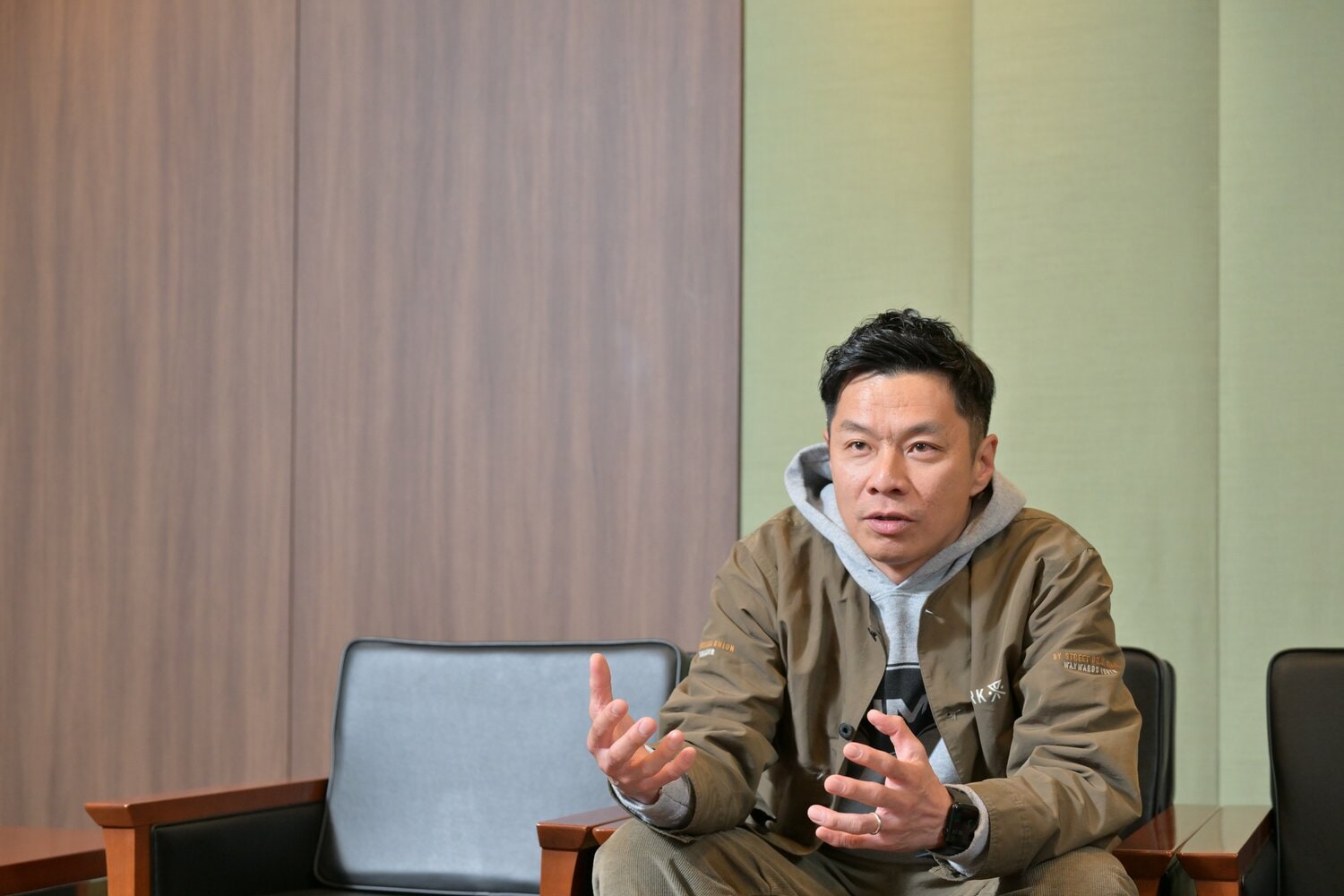 自身の闘病生活を赤裸々に明かした荒井daze善正　©︎Hideki Sugiyama