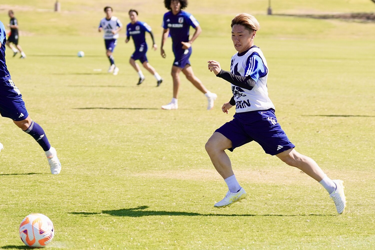 アメリカ遠征で2戦連続スタメンを飾った三戸 ©Atsushi Iio