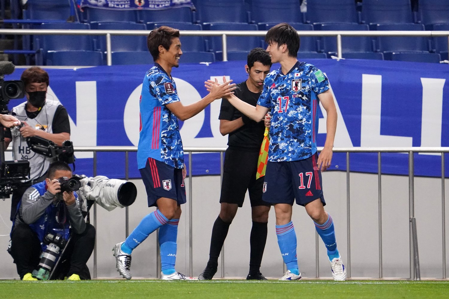 川崎F仕込みの攻撃スタイルでチームに貢献した守田と田中　©Getty Images