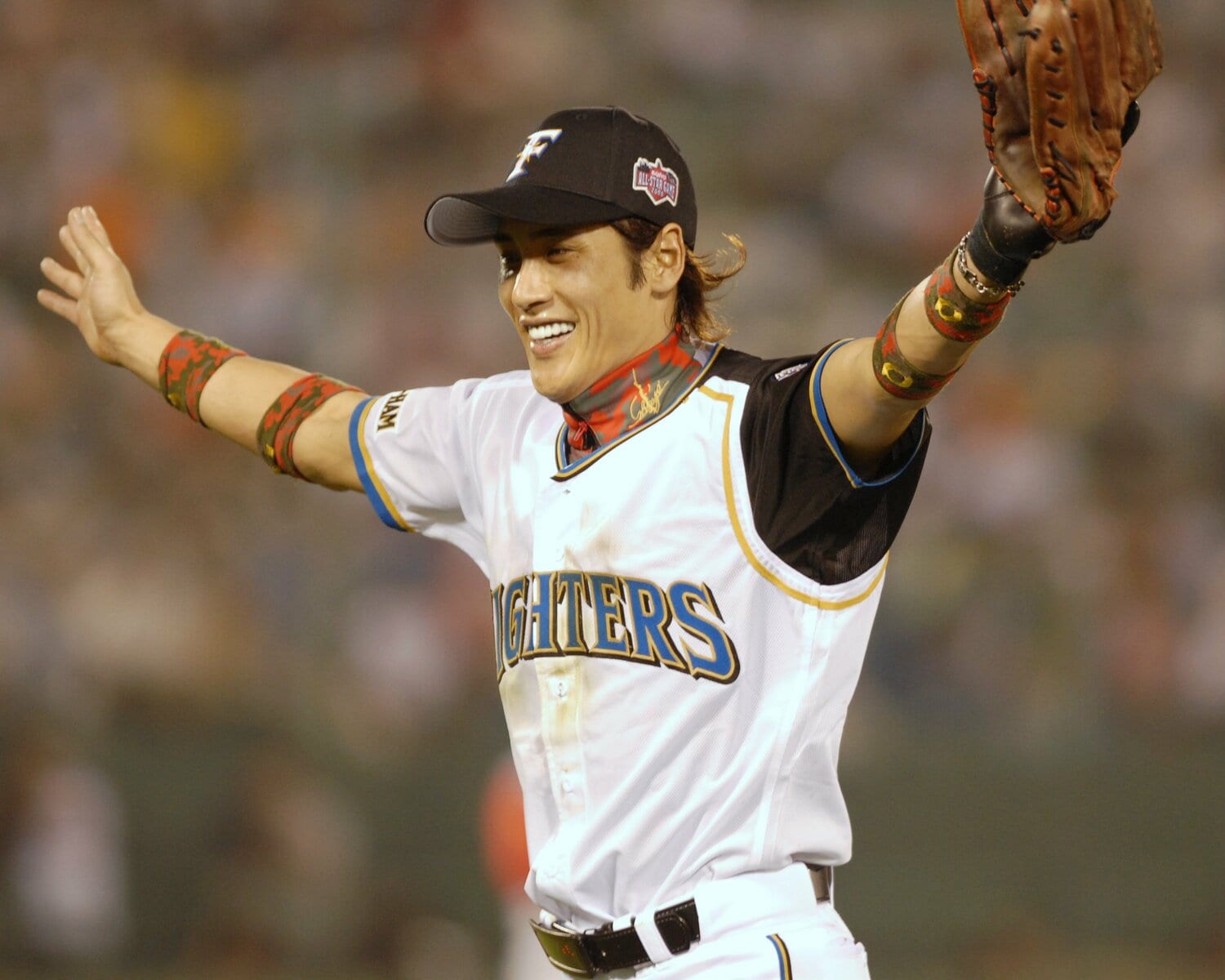 日本ハムに復帰した2006年の新庄剛。この年のオールスターに選出された　©︎JIJI PRESS