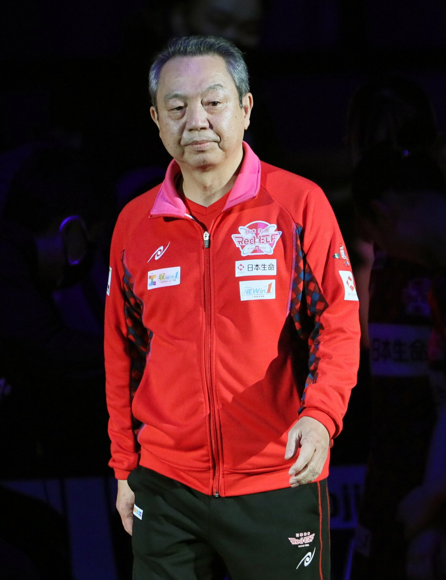 ロンドン五輪とリオ五輪で女子日本代表の監督を務めた日本生命レッドエルフの村上恭和総監督 ©JIJI PRESS