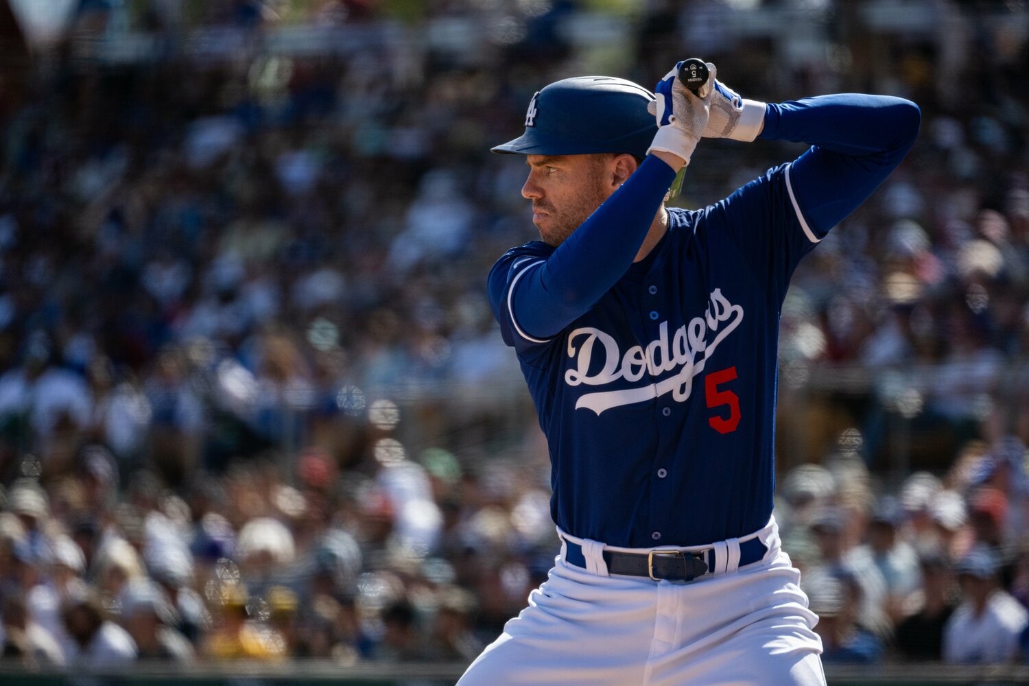 ドジャースの3番打者、フレディ・フリーマン ©Nanae Suzuki