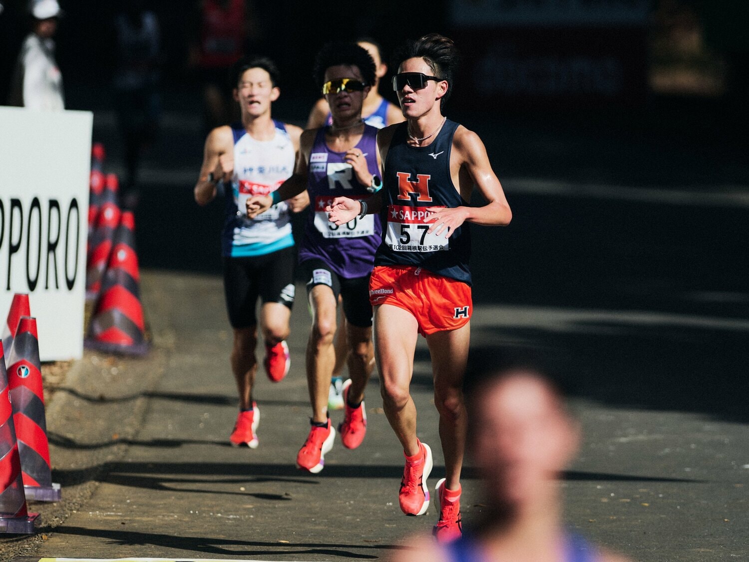 大島史也など法政大学の選手は想定タイムで走り切ったが、惜しくも11位に甘んじた　©Yuki Suenaga