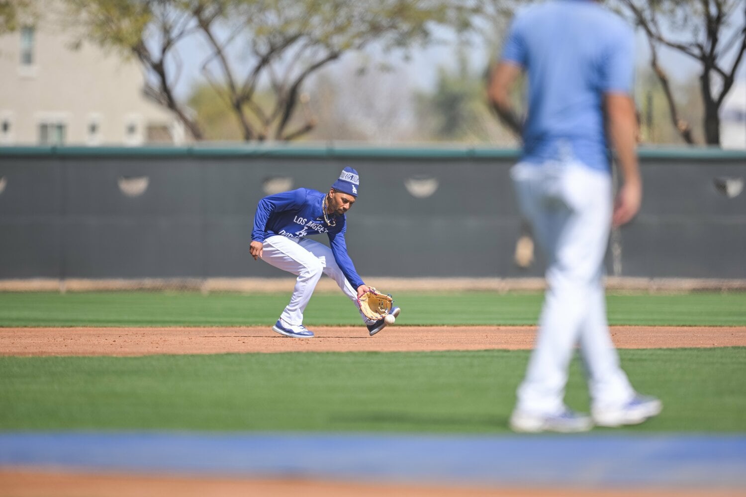 ベッツがショートで成功すれば、ドジャースはさらに強打の外野手を獲得できる ©Nanae Suzuki