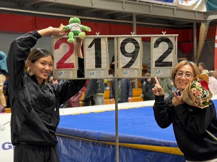 173cmの長身も“脱モデル体型”で39年ぶり室内日本最高記録…女子走高跳・高橋渚（25歳）の大躍進 「スッと跳んできたい」有言実行の大台突破ウラ話＜Number Web＞ photograph by センコー株式会社HPより