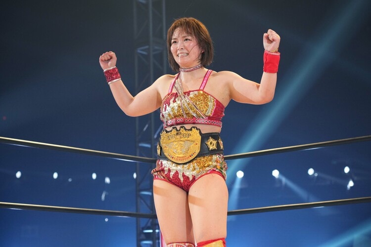 真っ先にアントニオ猪木さんに報告したい」念願のIWGP女子王座獲得