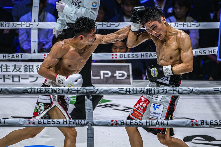 中谷潤人vs.西田凌佑（WBC・IBF世界バンタム級王座統一戦） ©Takuya Sugiyama