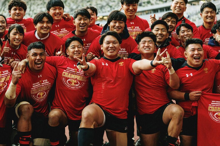 細木主将（4年）を中心にまとまり、圧倒的な強さを見せて大学日本一に輝いた　©︎Kiichi Matsumoto