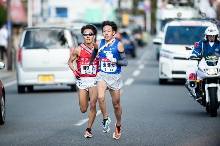 名取燎太（東海大）　第96回箱根駅伝 ／ photograph by Yuki Suenaga