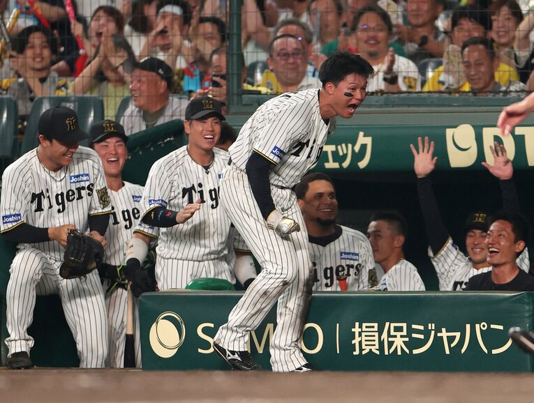 【連続写真／5枚超】触れた？触れてない？ 球場アナウンスで「どのシーンを元に判定を変えたか」という説明さえあれば、阿部監督の退場もなかった？　©JIJI PRESS