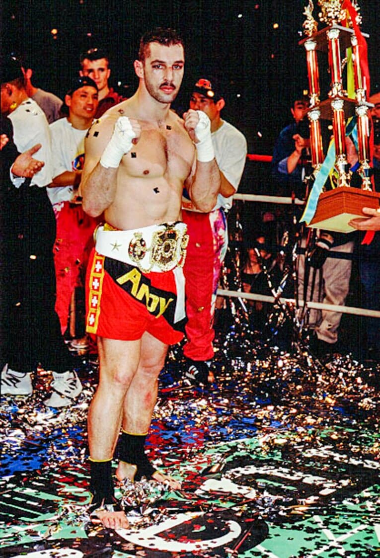 1996年のk-1GPにて初優勝を果たしたアンディ・フグ