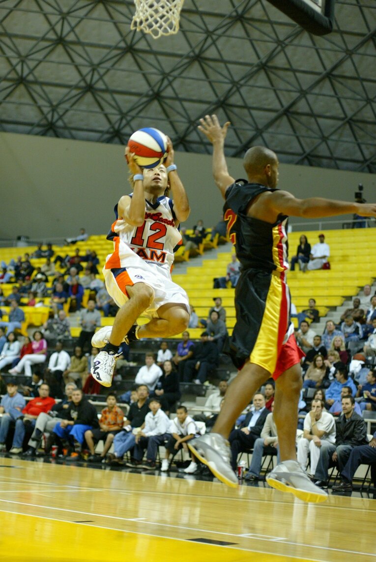 ロングビーチ・ジャム・アルビレックス時代の田臥勇太（2003年）©︎Koji Asakura