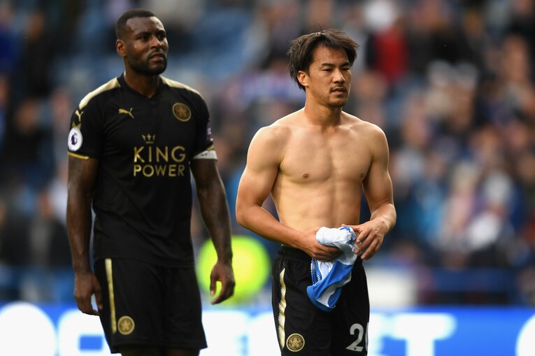 レスター時代の岡崎慎司（2017年撮影）。2015年にマインツからレスターに移籍。1年目に“ミラクル・レスター”の一員になったが、プレミアリーグで体重が3～4キロ増えた　©Getty Images