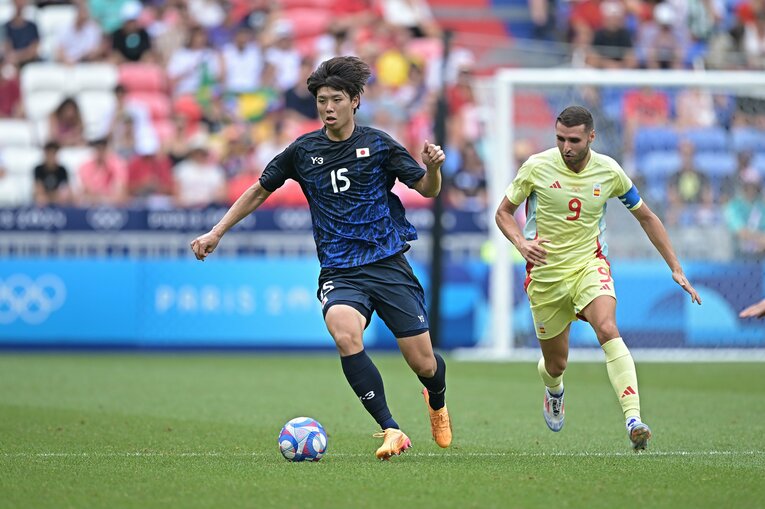 飛び級で参加したパリ五輪では3試合に出場　©︎Takuya Kaneko/JMPA