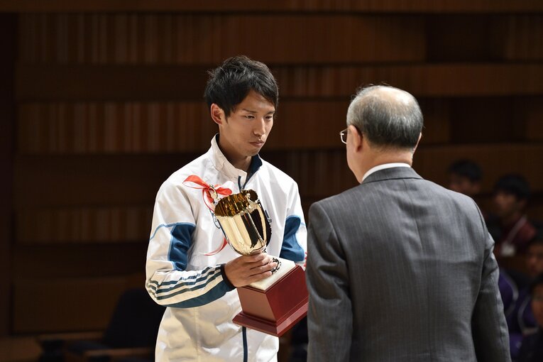 青学大でもエースとして活躍した一色。高3時に仙台育英高から豊川高に転校した　©︎BUNGEISHUNJU