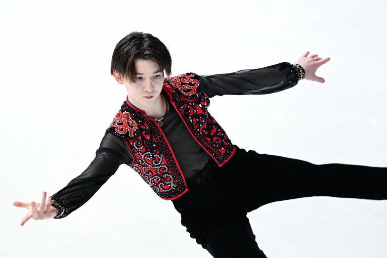 中田璃士、全日本選手権ショートの演技　©︎Asami Enomoto