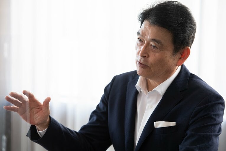 赤ヘルのレジェンドOB・小早川毅彦氏　©︎Nanae Suzuki