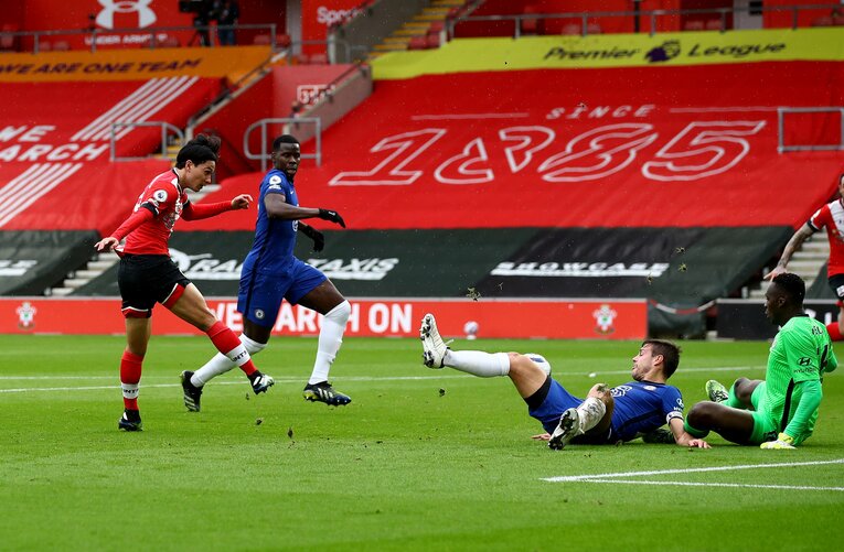 チェルシー戦のゴールは相手GK、DFにしりもちをつかせる鮮やかな一撃だった©Getty Images