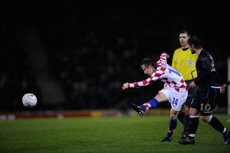 2008年のモドリッチ　©Takuya Sugiyama