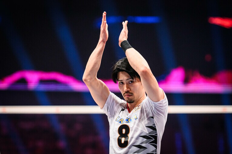 関田誠大（VNL準決勝スロベニア戦）©︎Volleyball World