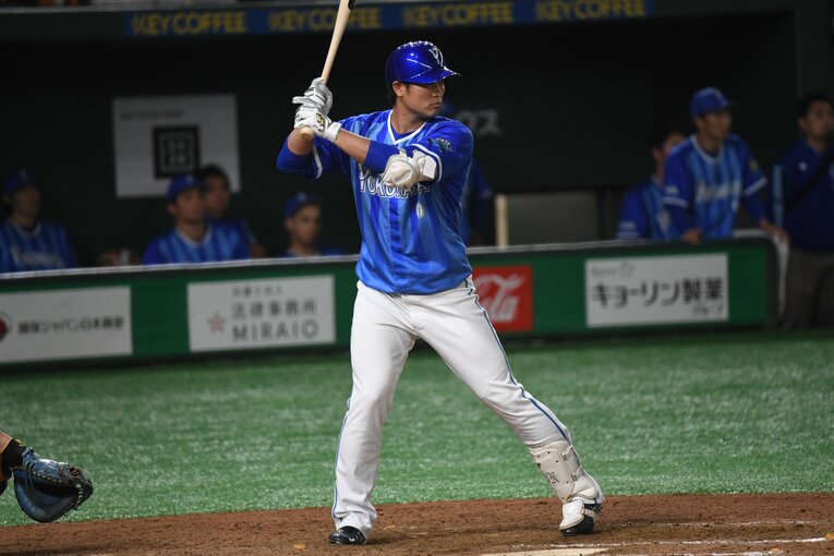DeNAで活躍している中井　(C)Naoya Sanuki