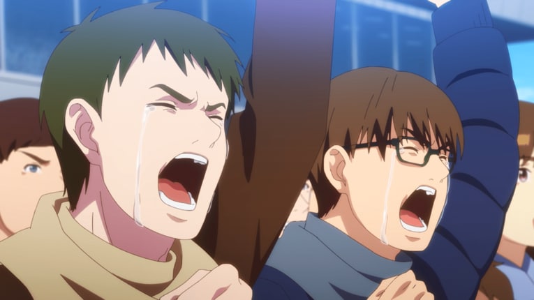 観客たち　©2023 アニメ「ウマ娘 プリティーダービー Season 3」製作委員会