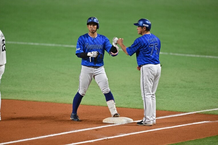 日本シリーズ第4戦、猛打賞の活躍を見せた桑原将志　©Hideki Sugiyama