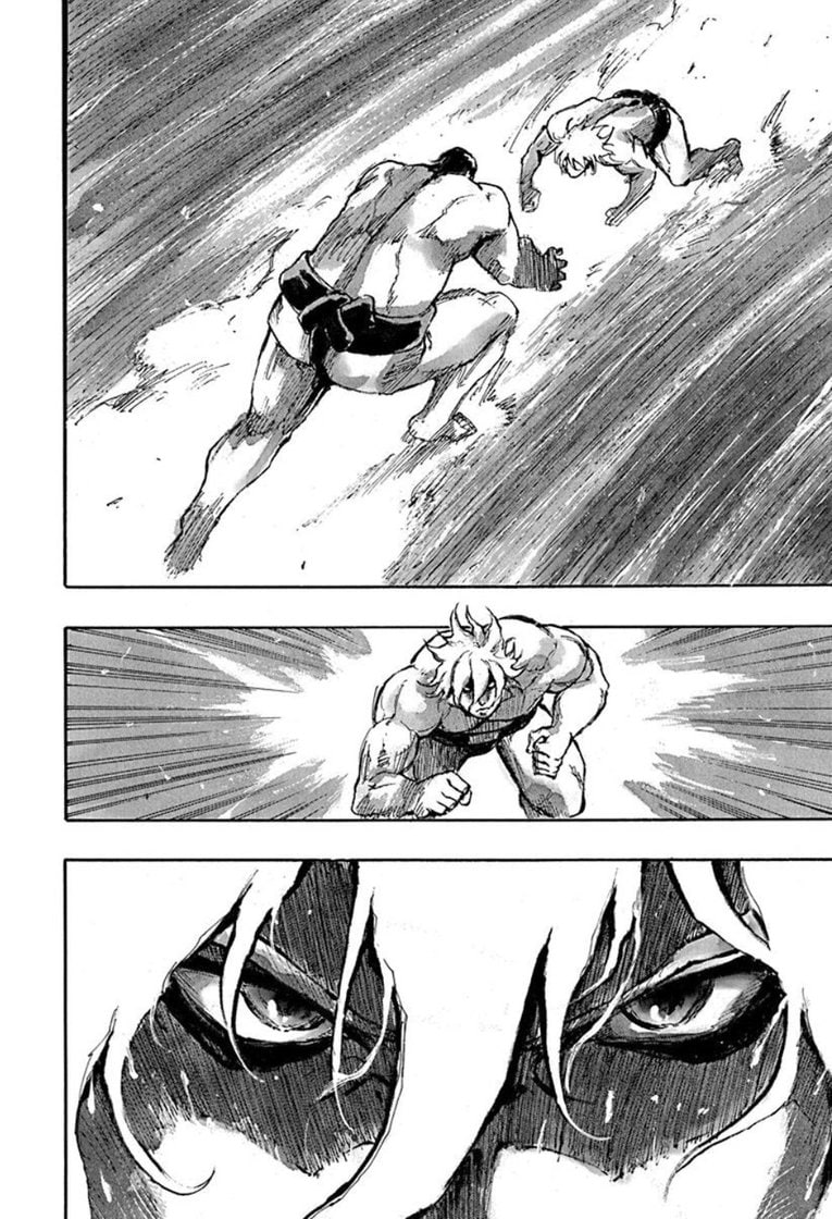 白髪の力士、蔵王。――『すまひとらしむ』第1話(25)