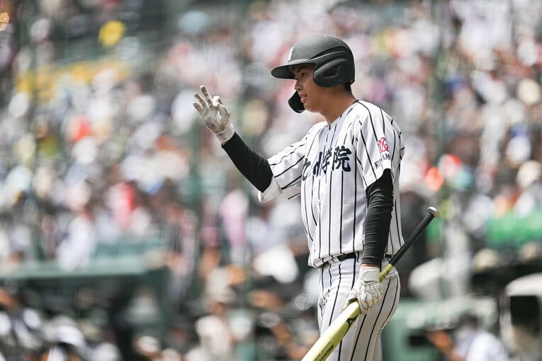 九州学院の村上慶太。貫禄十分の立ち姿は兄譲りだ　©Nanae Suzuki