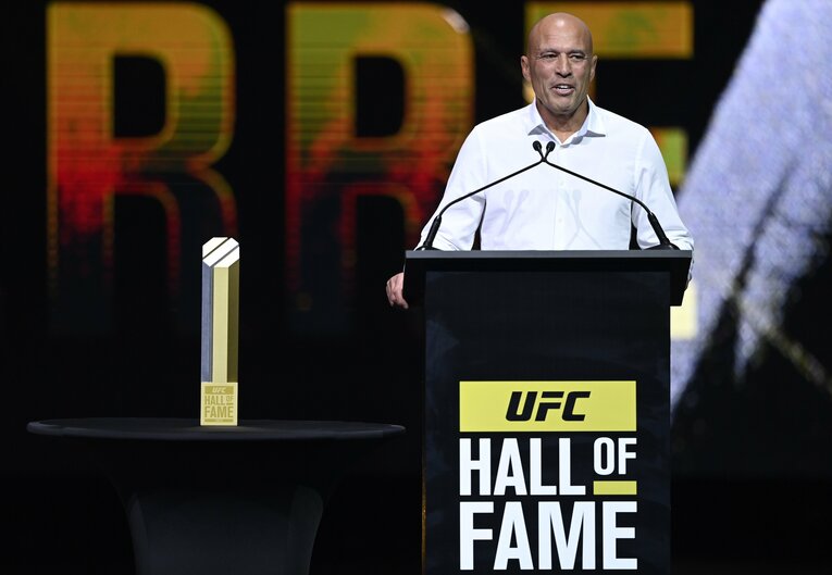 黎明期のUFCで無敵を誇り、後に殿堂入りを果たしたホイス・グレイシー　©Getty Images