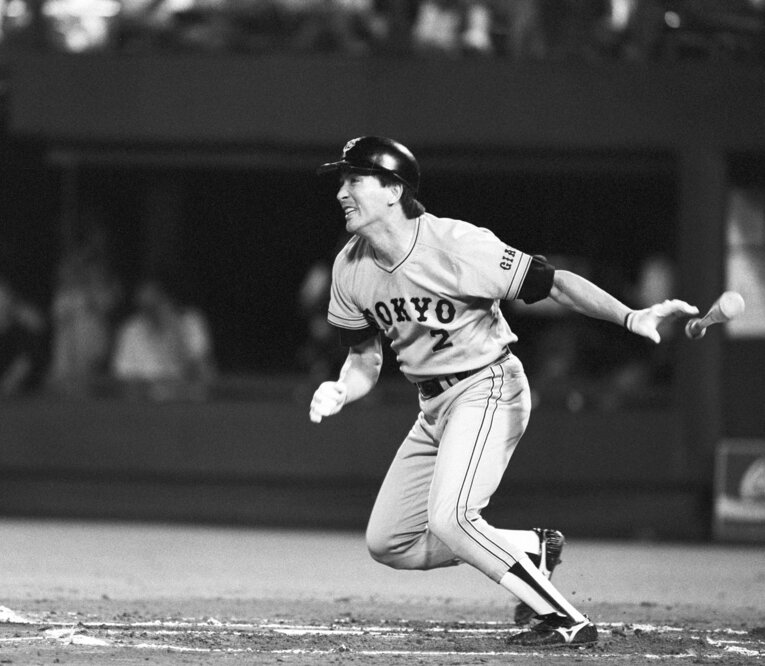 藤田監督からベテランの経験をかわれていた簑田（1989年）　©︎JIJI PRESS