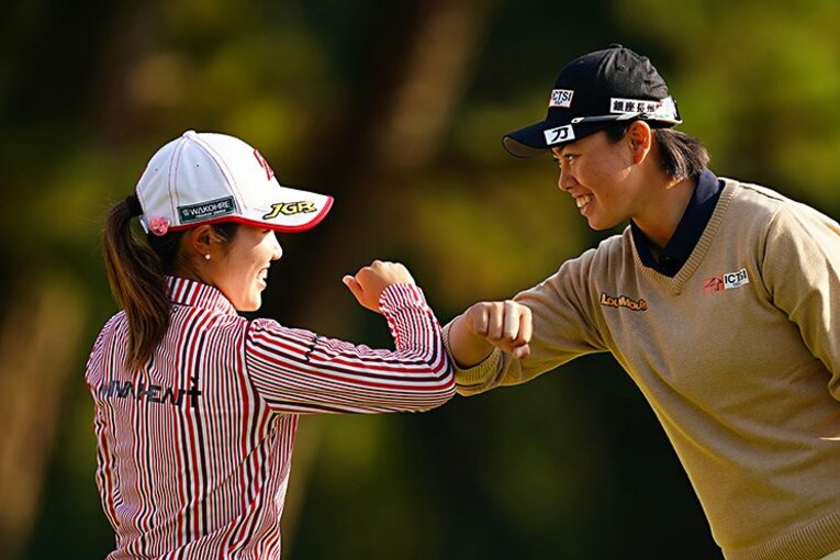 同学年の古江（左）や1つ下の笹生（右）ら活躍は刺激になったはずだ　©︎Getty Images