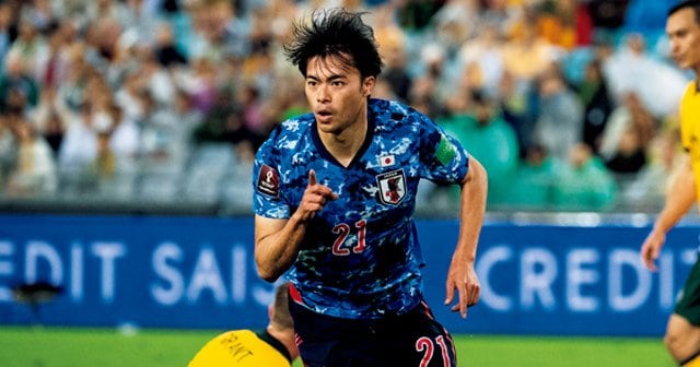 サッカー日本代表2022オーセンティックユニフォーム 対戦国マーク付き 三笘