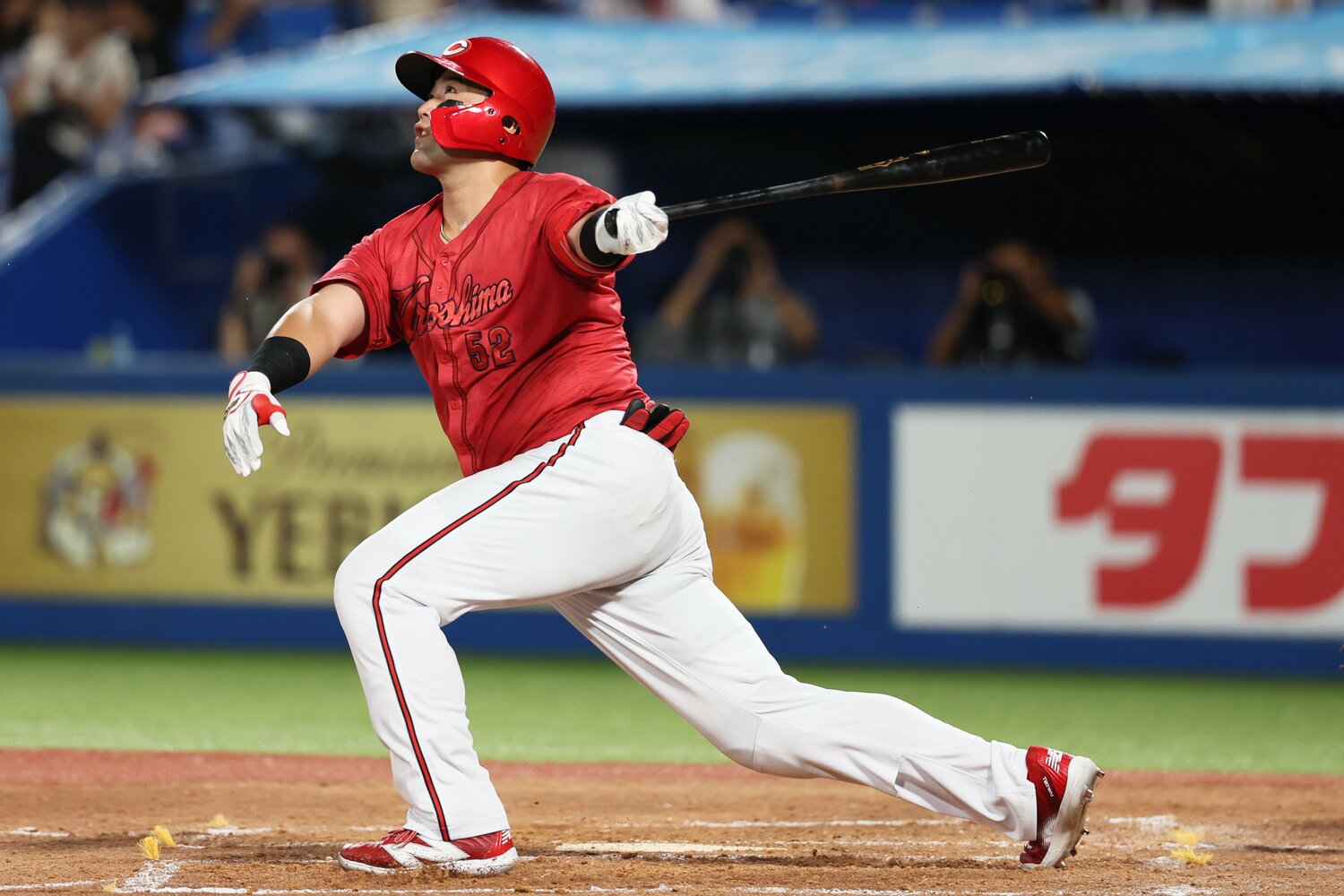 今年は期待を裏切った格好となった末包。来季の捲土重来なるか　©JIJI PRESS