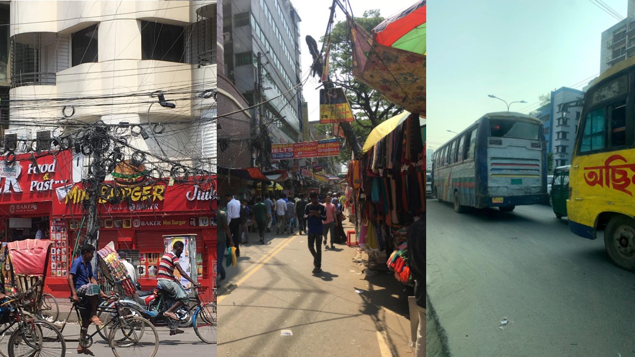 バングラデシュの街並(本人撮影)