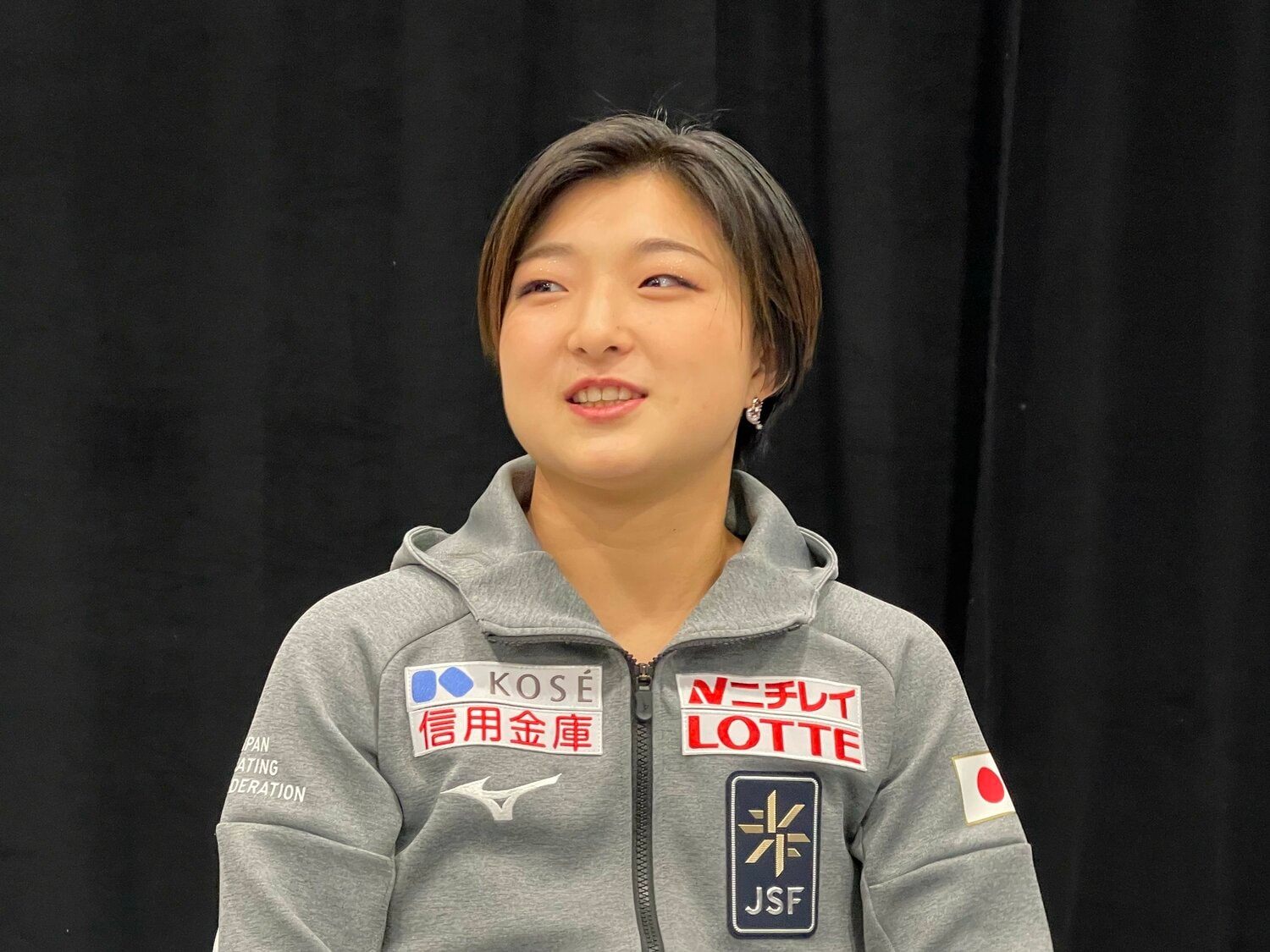 ポニーテールをバッサリ切った坂本。人生初めてのショートカットに　©Akiko Tamura