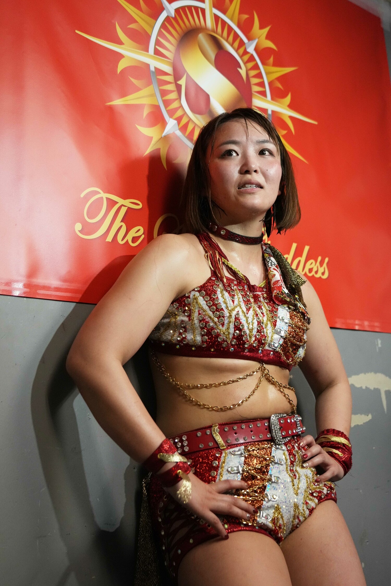 次の戦いへの思いを語るSareee