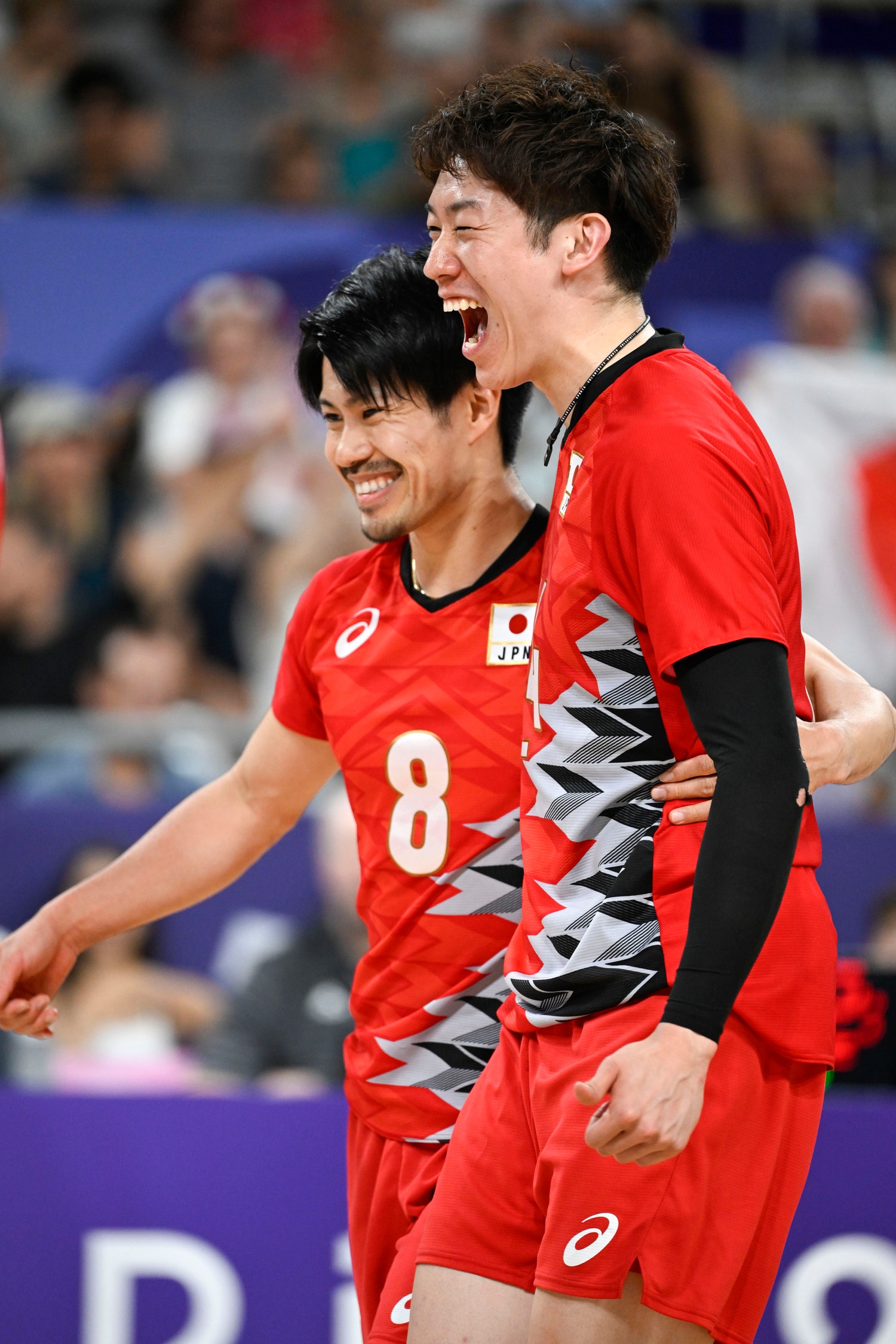 大学時代から同じコートでプレーしてきたセッター関田誠大と石川祐希　©︎Asami Enomoto/JMPA