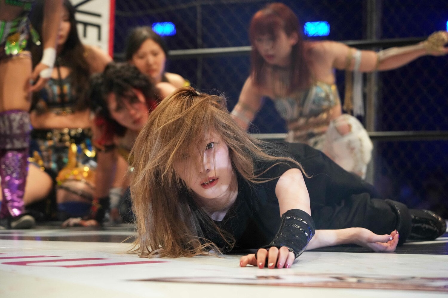 大江戸隊を追われた鹿島沙希。2023年6月25日、国立代々木競技場第二体育館　©Essei Hara