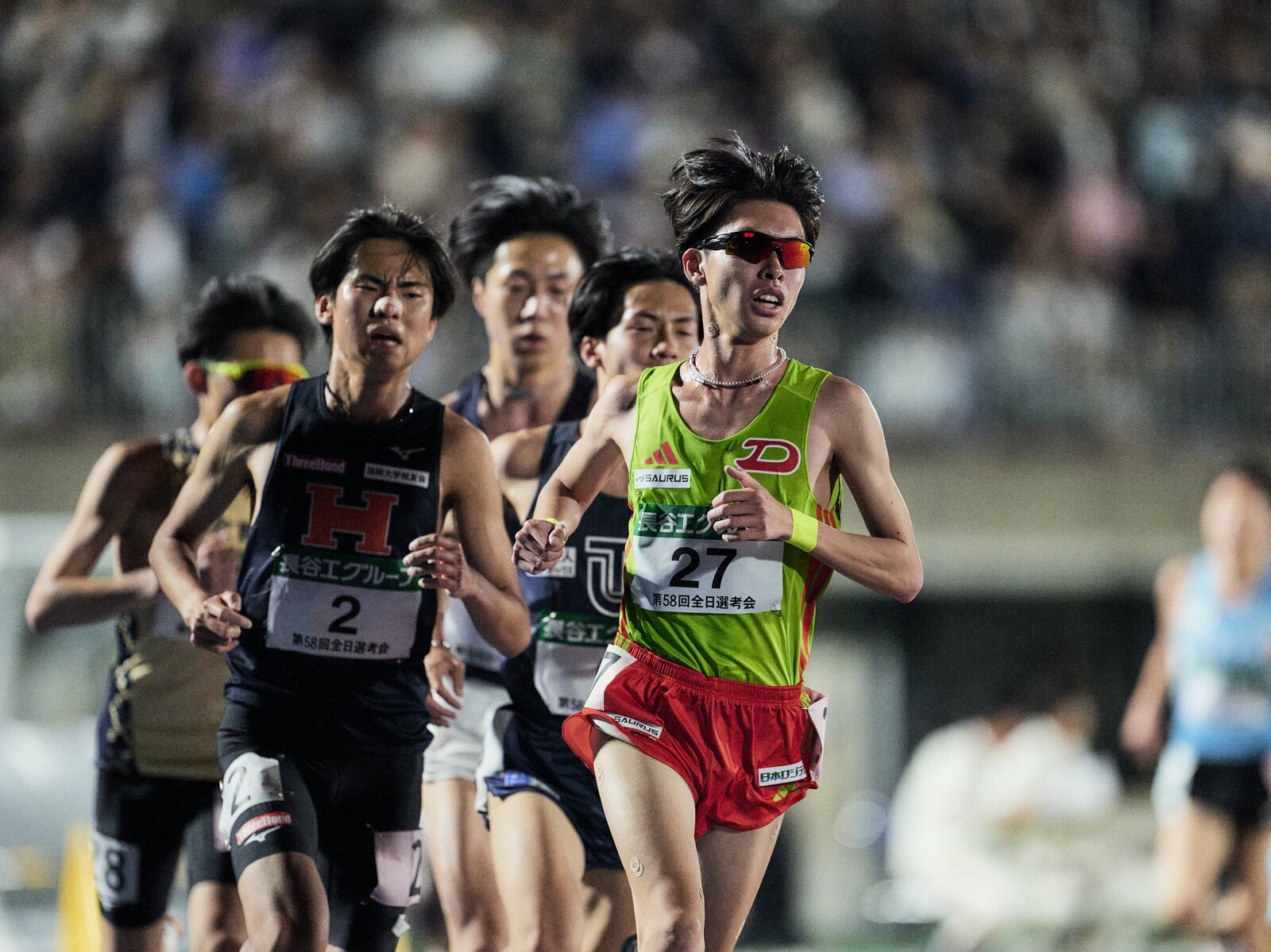 全日本大学駅伝関東選考会でチームトップだった松浦輝仁(3年) photograph by Yuki Suenaga