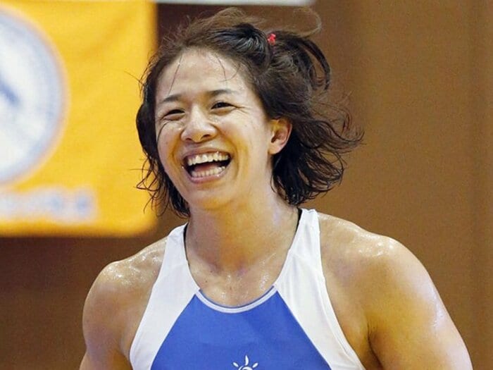 全日本で復帰即優勝の浜口京子。リオ五輪75kg級の救世主となるか?<Number Web> photograph by Kyodo News