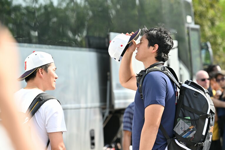 WBCの頃から仲のいい二人がチームメートに　©Naoya Sanuki