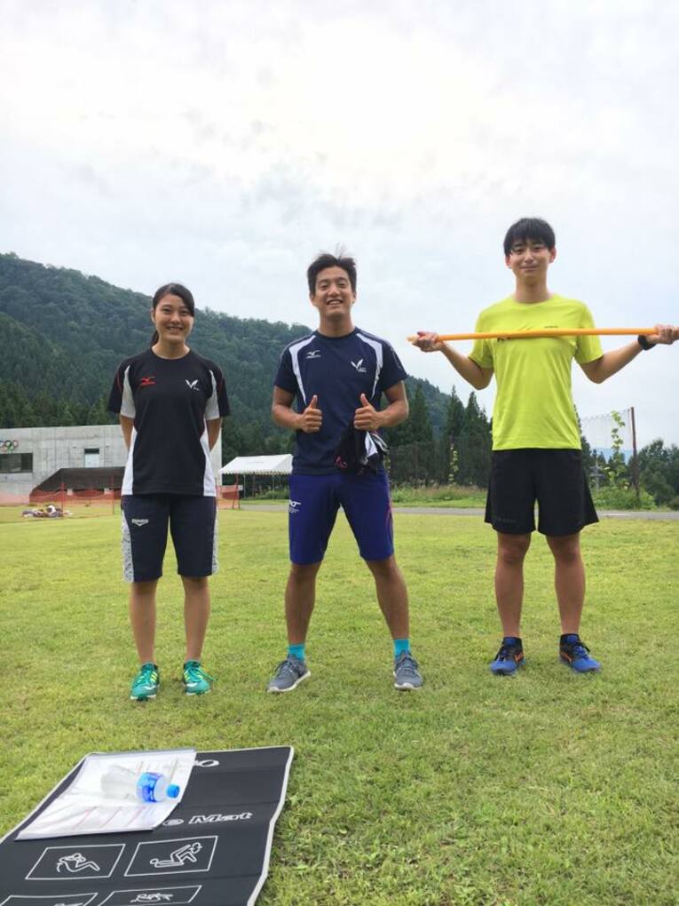 明大時代の丸山／明治大学体育会スキー部提供