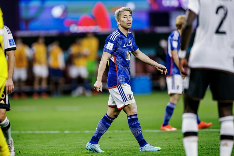 途中出場した浅野　©Kiichi Matsumoto/JMPA