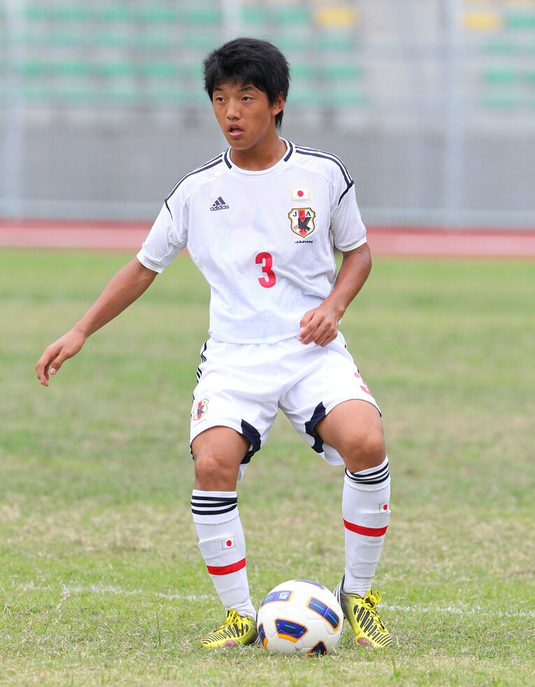 2013年、当時15歳の堂安律　©AFLO