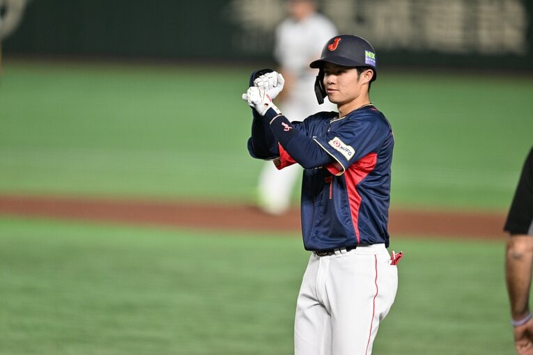 中野拓夢編／侍ジャパン選手たちのペッパーミルパフォ　©Naoya Sanuki