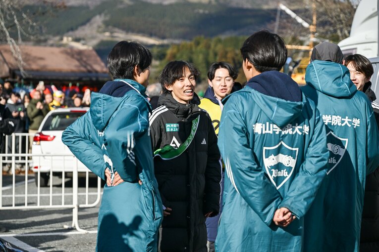 【黒田朝日レア写真】走り終えた直後もニコニコ（4年時。写真は続きます）　©Nanae Suzuki