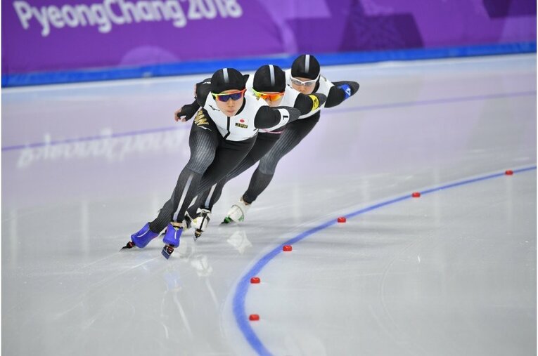 平昌五輪の女子パシュート©Kaoru Watanabe/JMPA