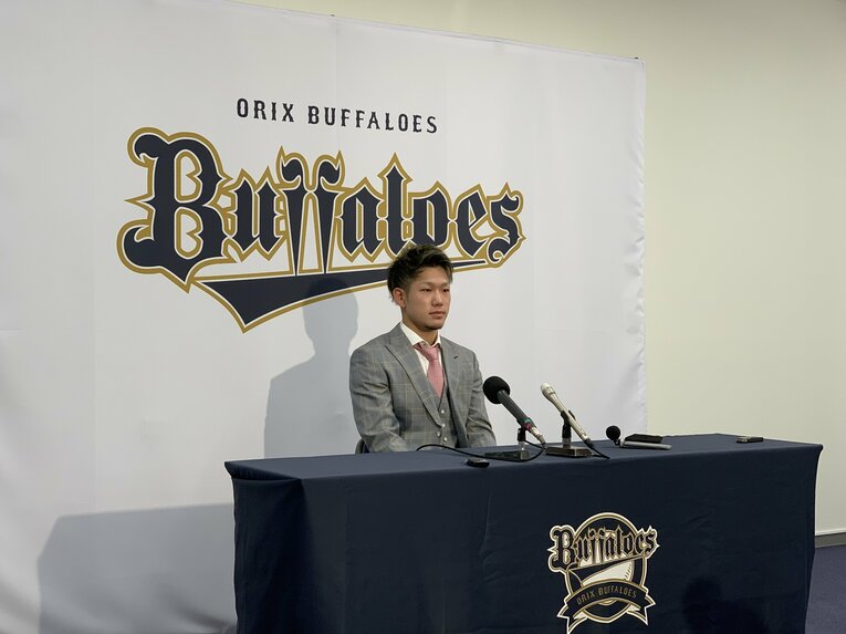 会見に臨んだ西浦颯大　©︎Noriko Yonemushi